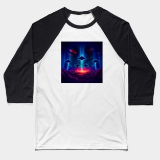 Stingrays in Space, Nebula Navigators Baseball T-Shirt